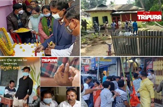BJP celebrates Netaji’s Birth Anniversary after Murdering Democracy in Tripura: Media House Burning, Election Rigging, Violence Unmatched with Netaji’s Ideology: No Justice Received Yet BJP celebrates Netaji’s Birth Anniversary after Murdering Democracy in Tripura: Media House Burning, Election Rigging, Violence Unmatched with Netaji’s Ideology: No Justice Received Yet